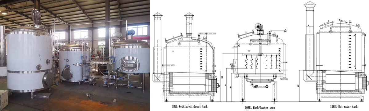 Amerika 10BBL Direct Fire Heating Brewing2