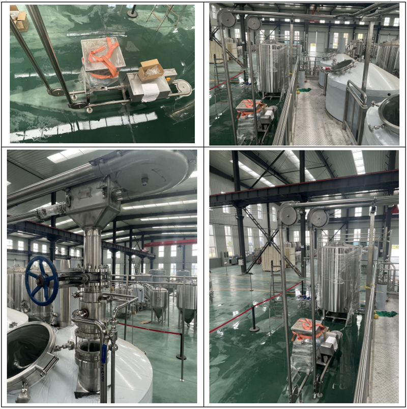 Chain coveyor system rau brewery thiab distillery