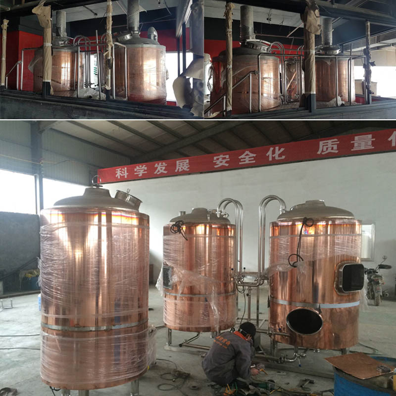 Индия 500L Copper Brewery1