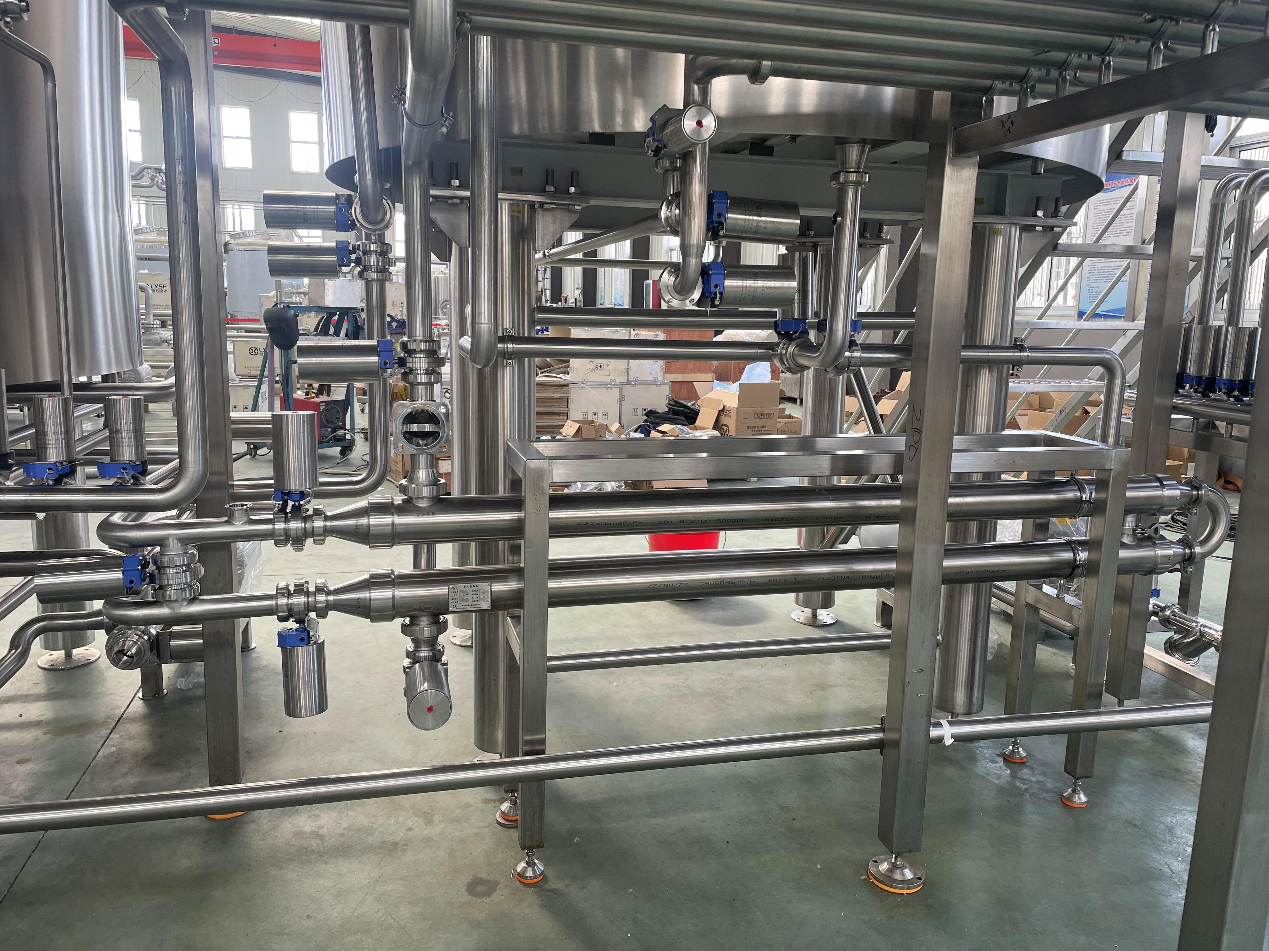 tubular heat exchanger mu brewhouse