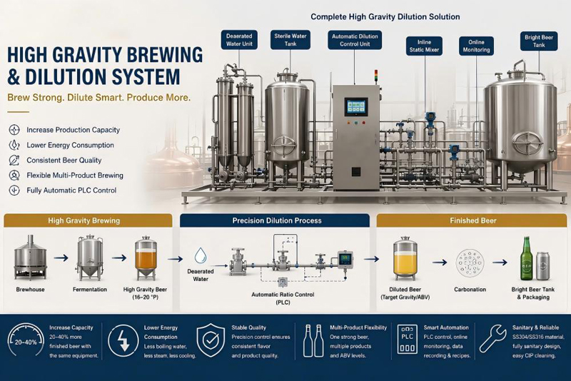 High Gravity Brewing System