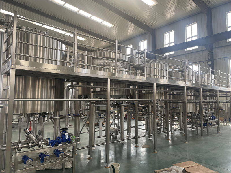 commercial brewhouse pipeline