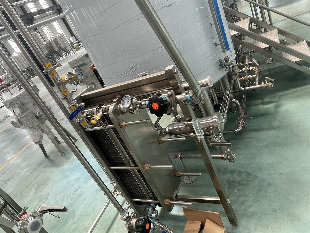 wort cooler connection